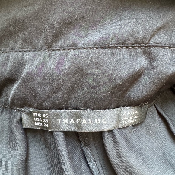 Zara Trafluc Black Foldover Waist Joggers - Picture 6 of 6